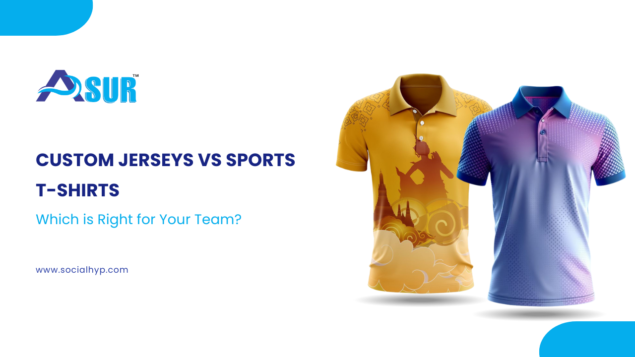 Custom Jerseys vs Sports T-Shirts | Which is Best for Teams?